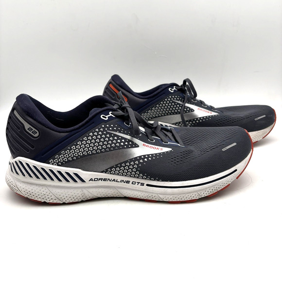 Brooks Adrenaline GTS 22 Navy White Red Lace Up Men\'s Running Shoes US 14D UK 13 main image 12